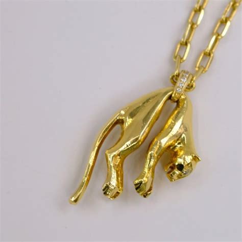 panther necklace cartier|cartier panther necklace vintage.